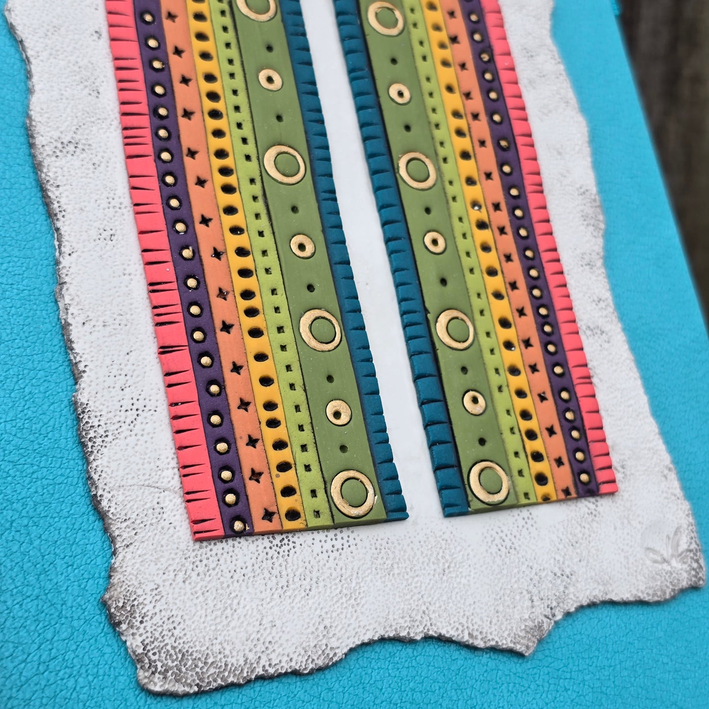 Teal Rainbow Sketchbook