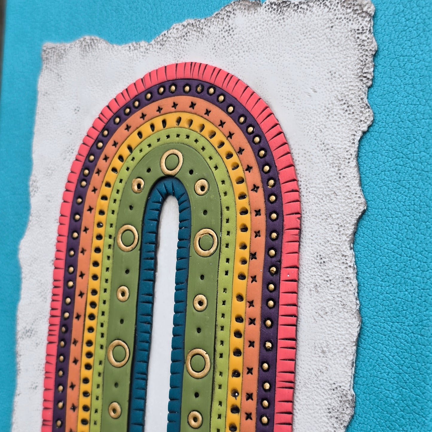 Teal Rainbow Sketchbook