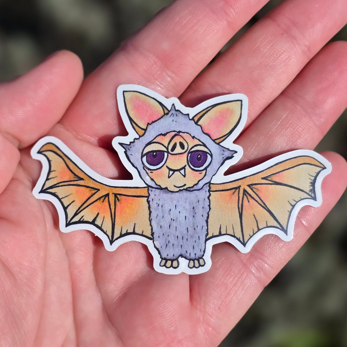 Batty • Original Art Sticker