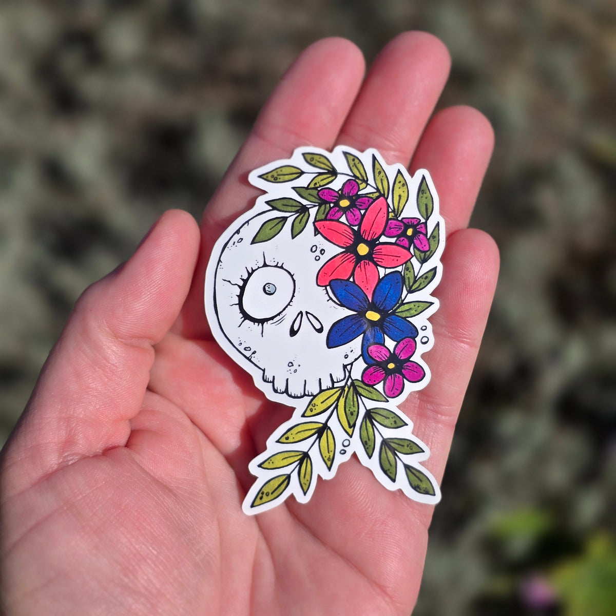 Lovely Bones • Original Art Sticker