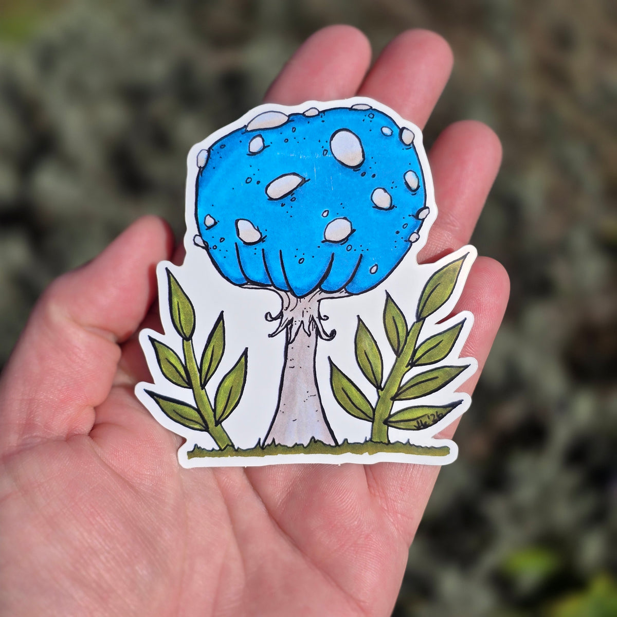 Mystic Mushroom • Original Art Sticker