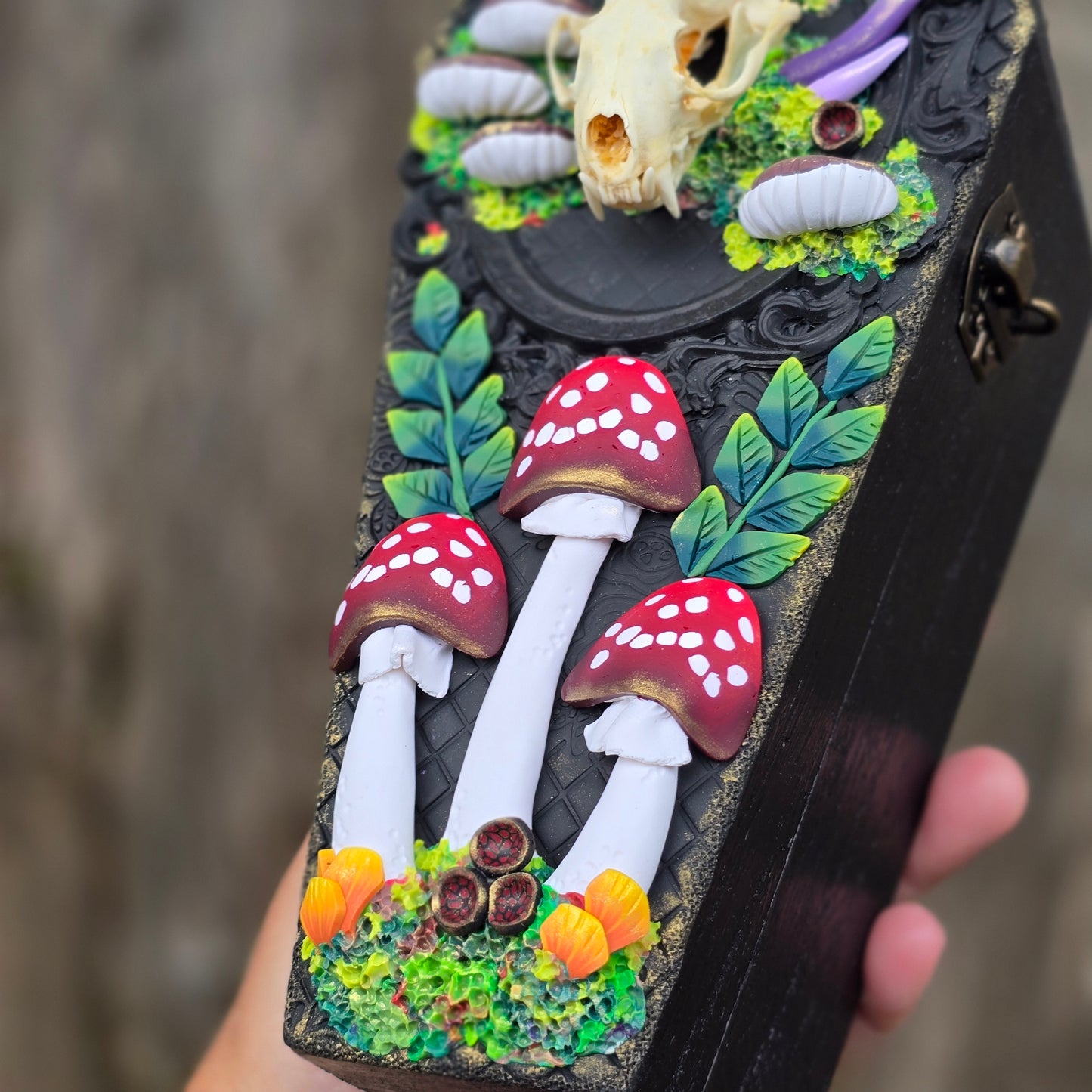 Mink Fungi Forest Coffin Box
