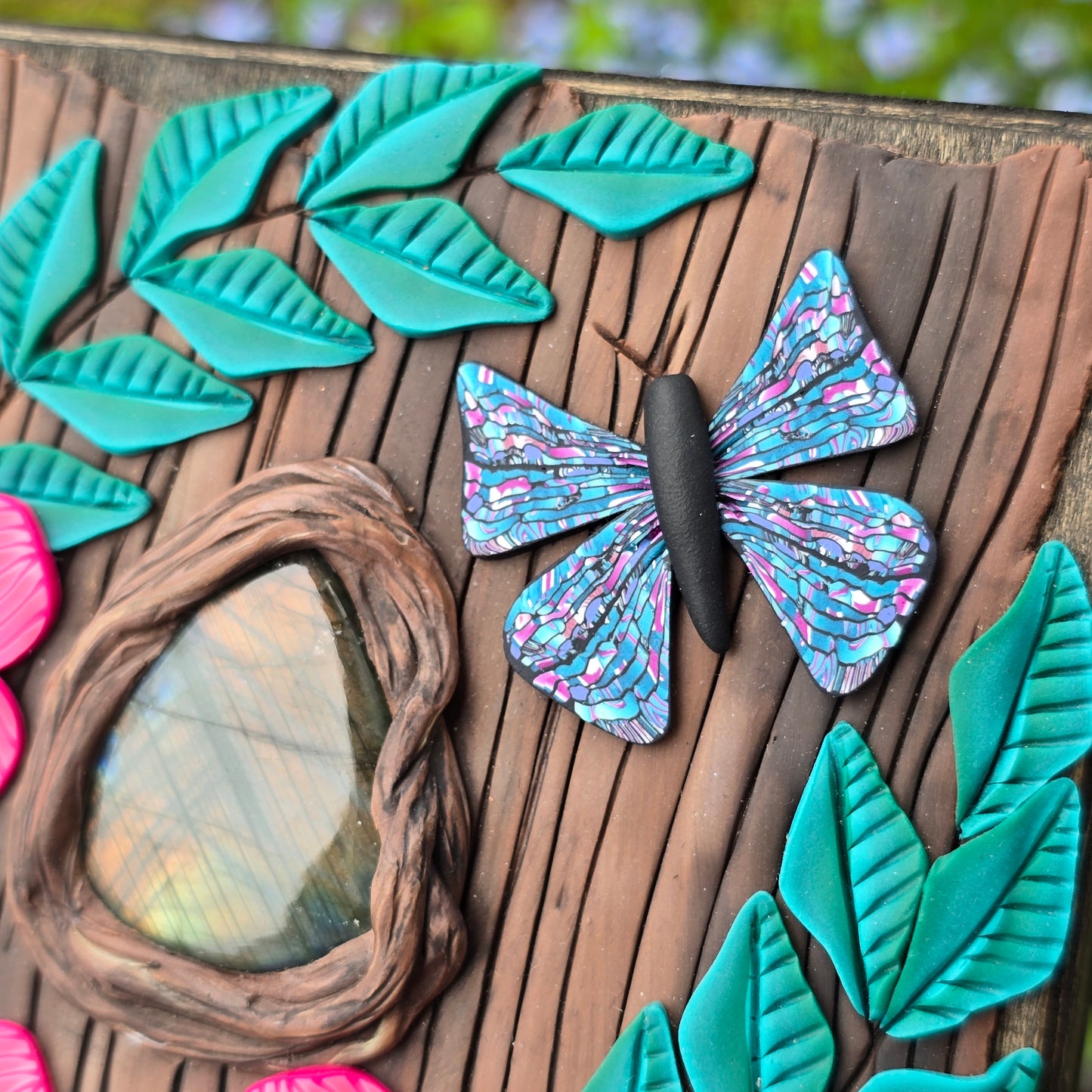 Butterfly Garden Labradorite Box