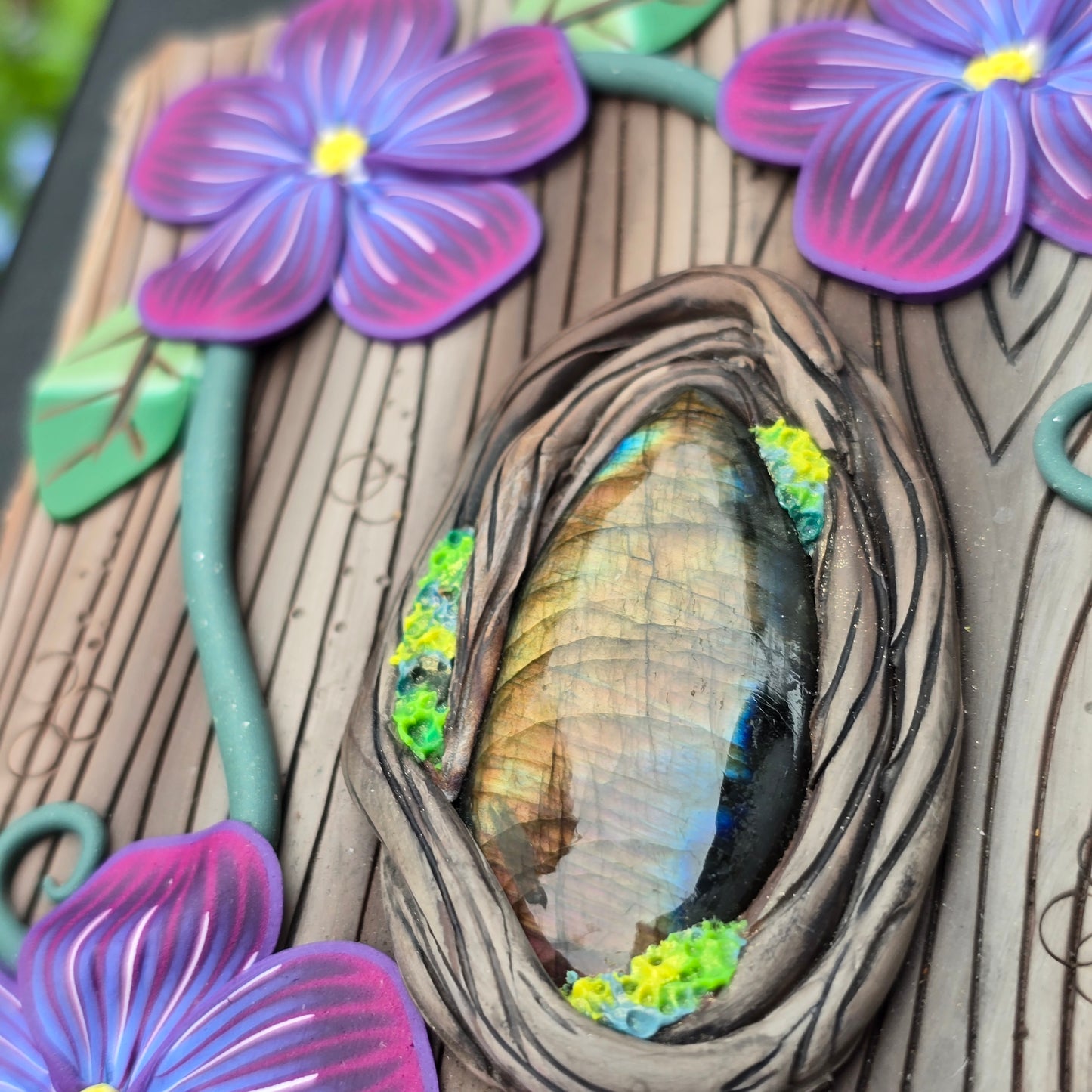 Butterfly Garden Labradorite Journal