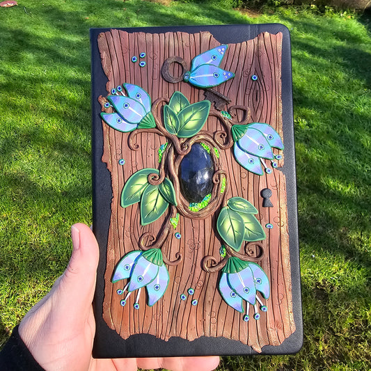 Journal, Flying Key Floral Forest with Labradorite