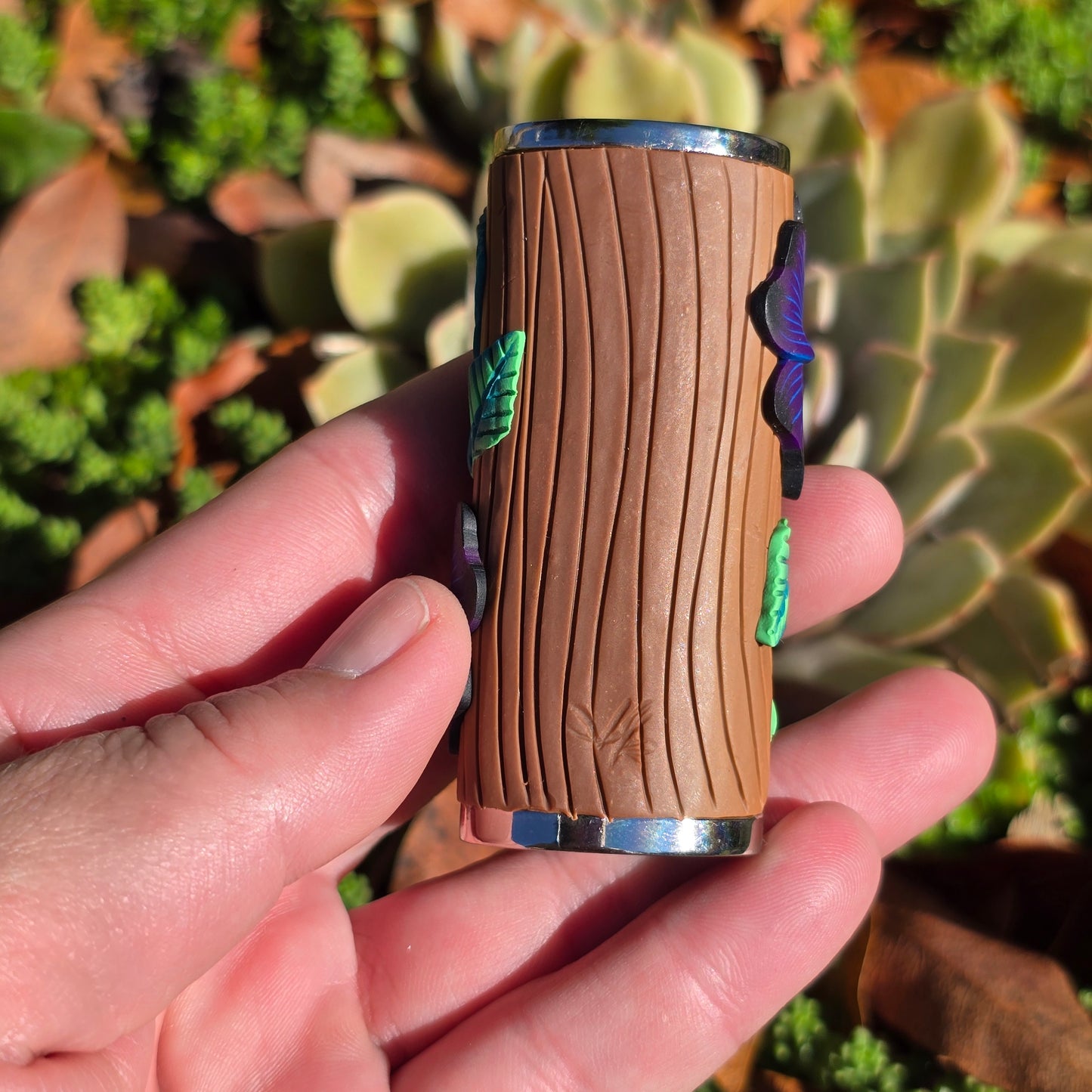 Floral Labradorite Lighter Sleeve