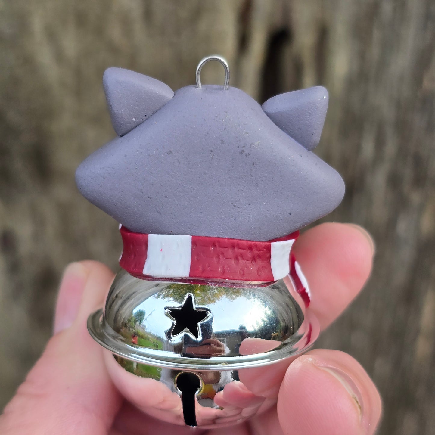 Bell Ornament, Raccoon aka Trash Panda