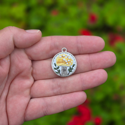 Lemon Mushroom Pendant