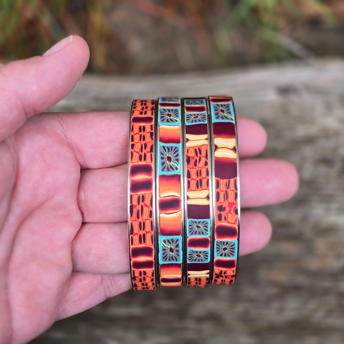 Bangle Bracelet • Desert Summer no 4 • large