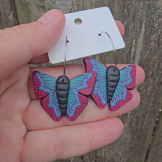 Butterfly Earrings •