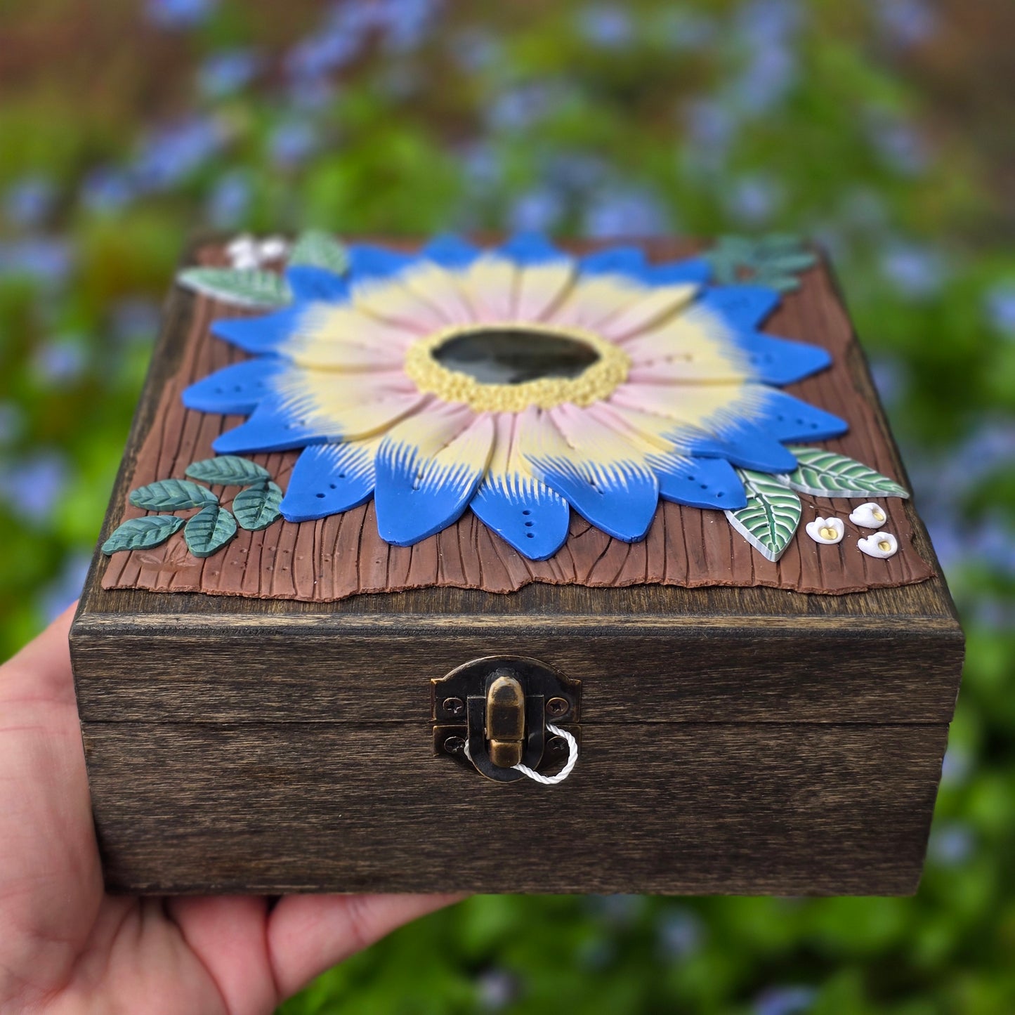 Sunflower Blues Labradorite Box