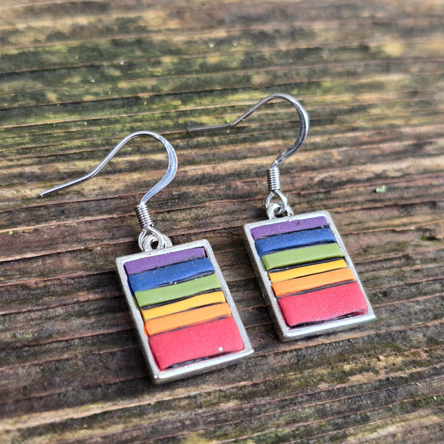 Color Block Dangles