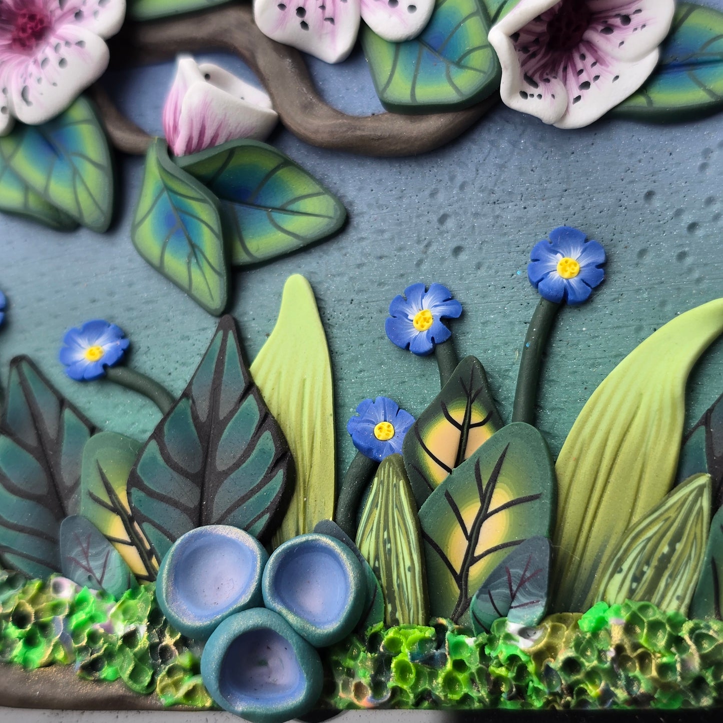 Blossoms & Forget-me-nots, 8x10
