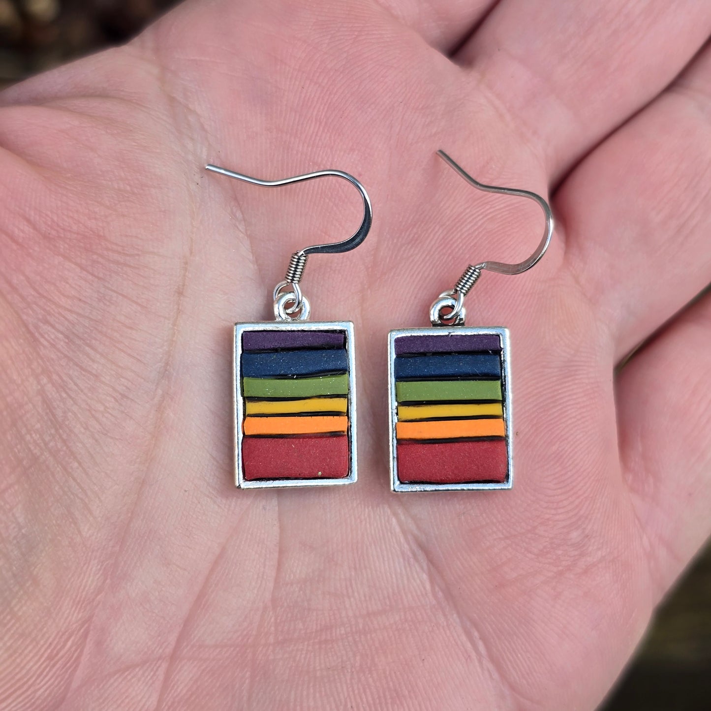Color Block Dangles