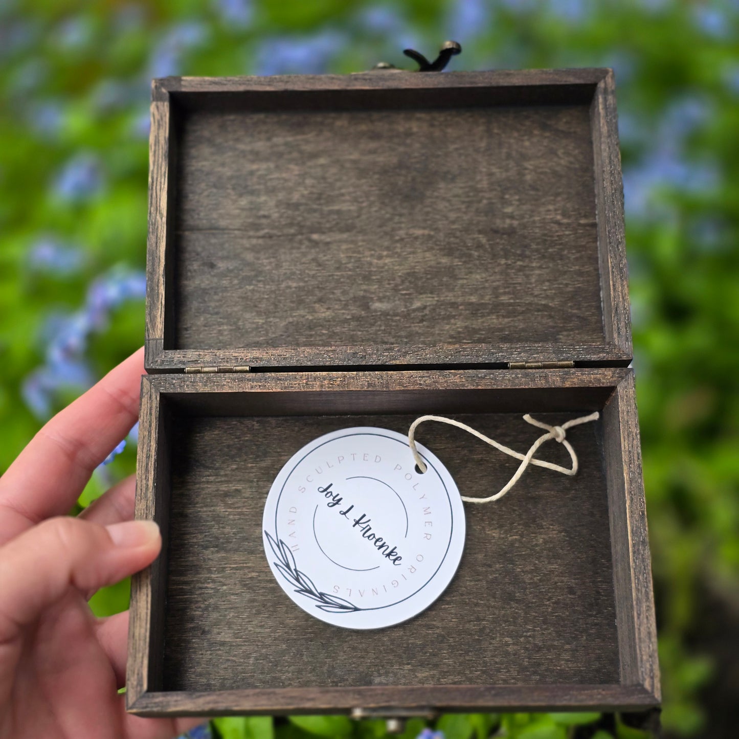 Flower Garden Labradorite Box