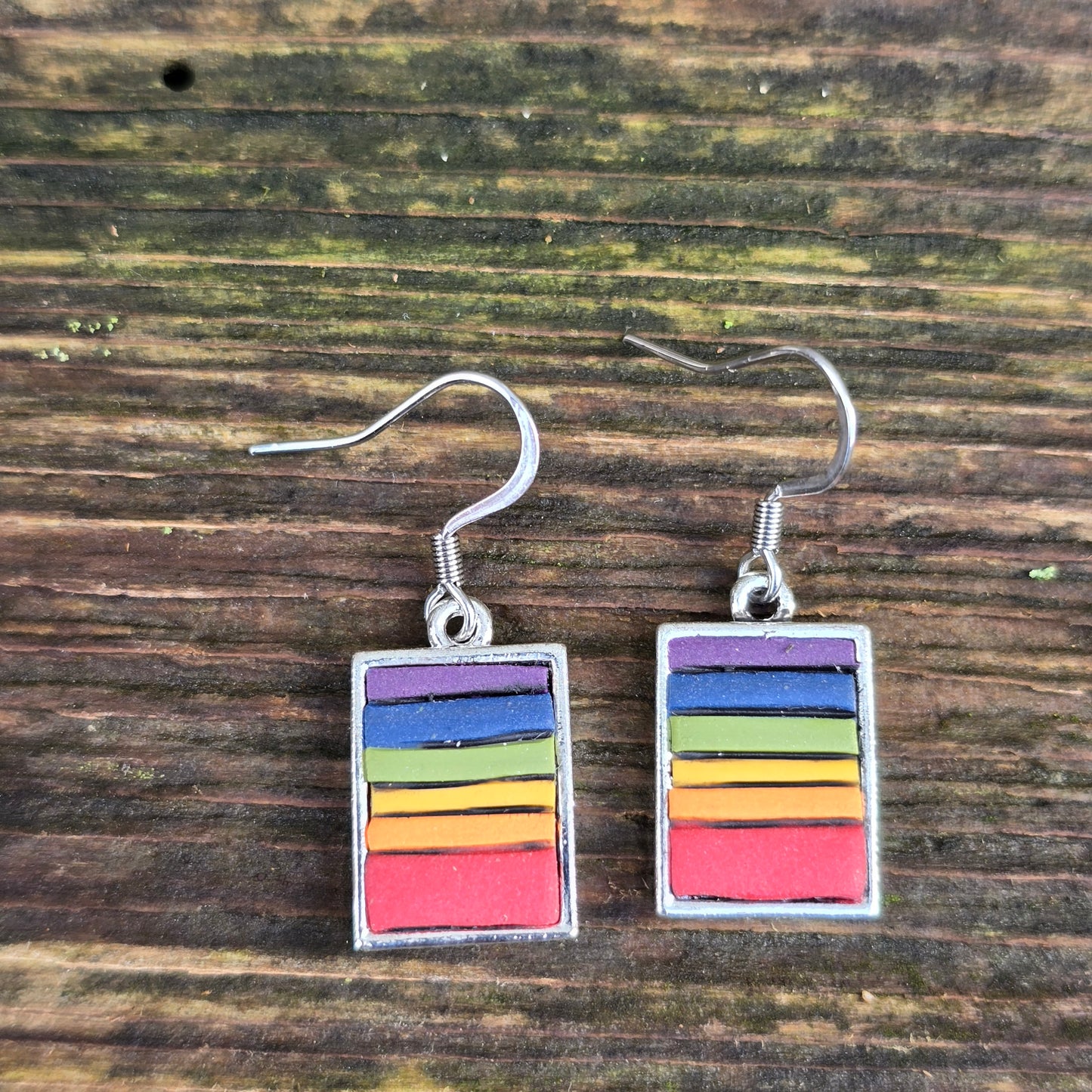 Color Block Dangles