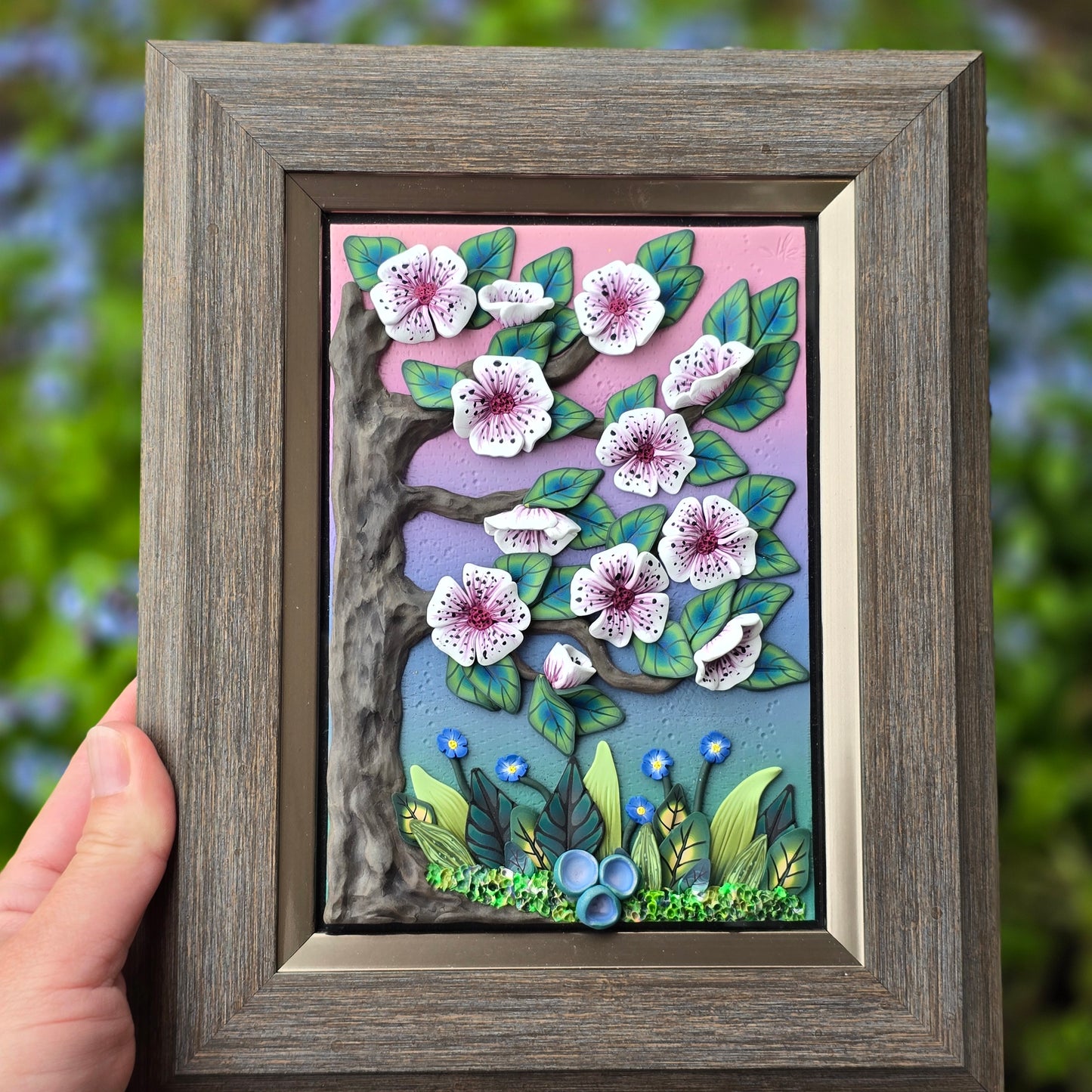 Blossoms & Forget-me-nots, 8x10